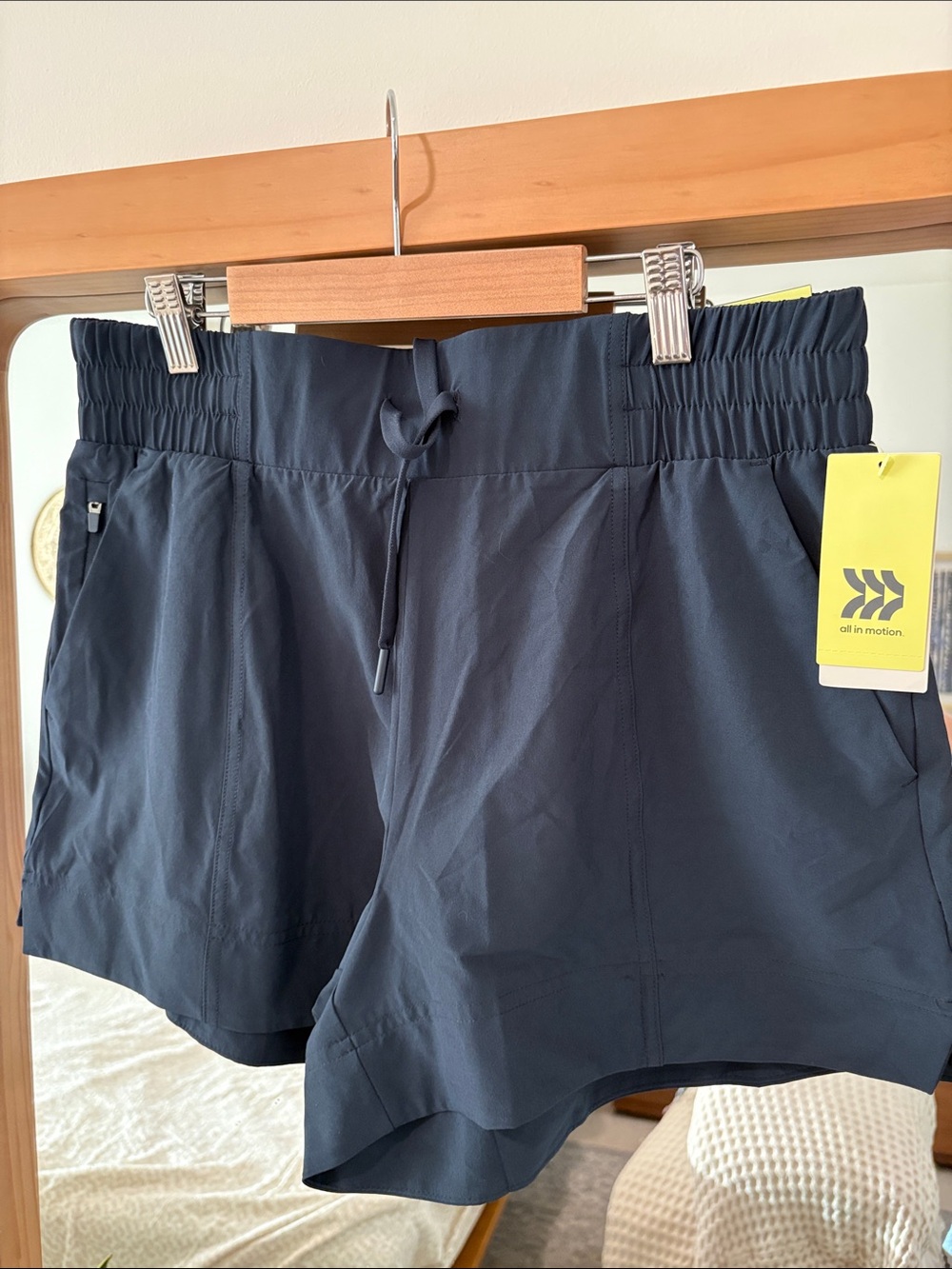 Women's Performance Drawstring Shorts All in Motion - Gray/blue